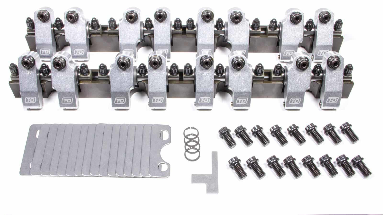 SBC Shaft Rocker Arm Kit - 1.65/1.55 Ratio T AND D MACHINE