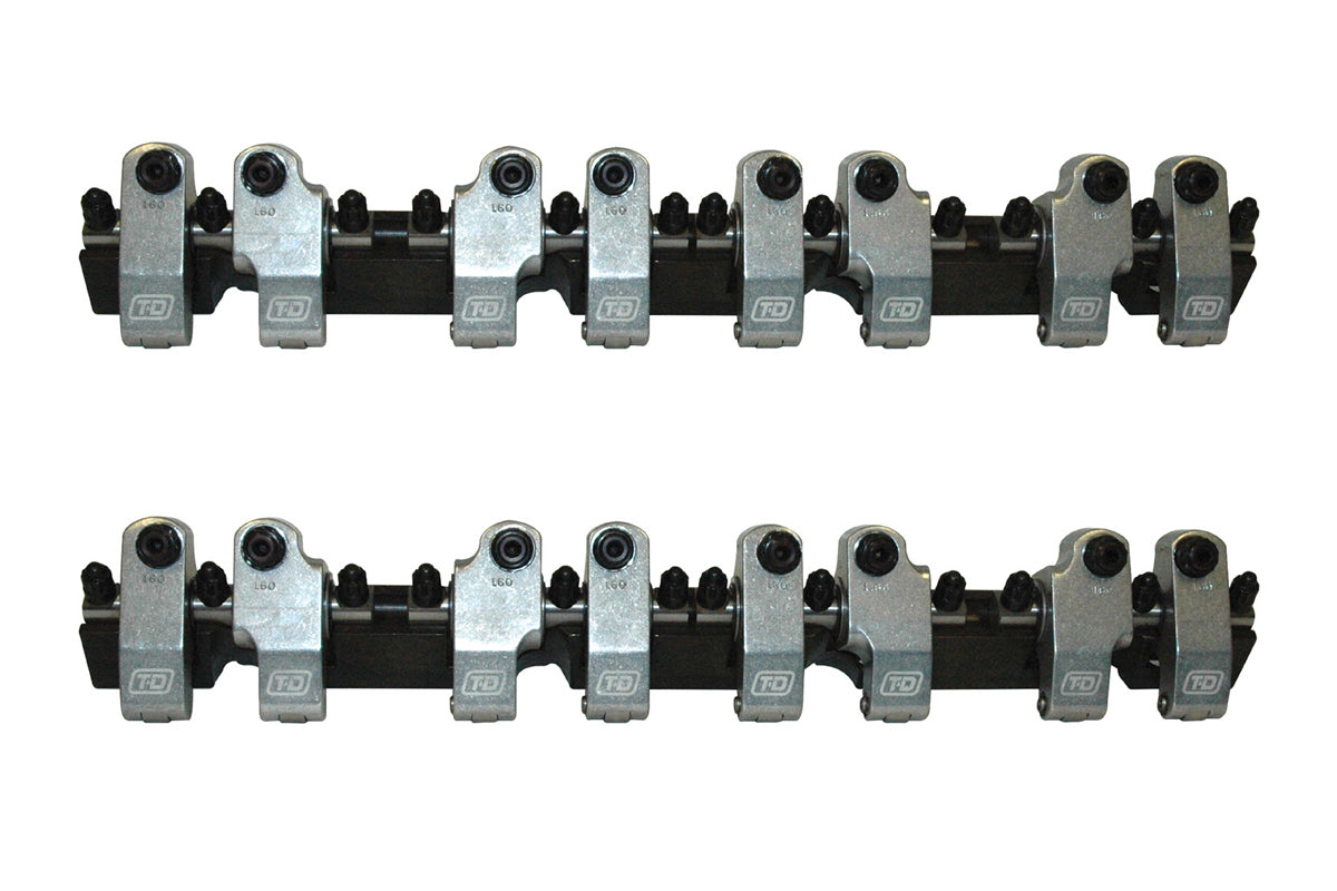 SBC Shaft Rocker Arm Kit - 1.6/1.6 Ratio T AND D MACHINE