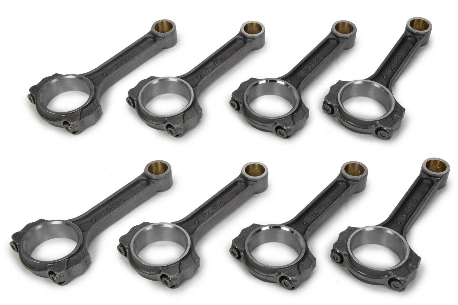 SBC 4340 Forged I-Beam Rods 6.125 SCAT ENTERPRISES