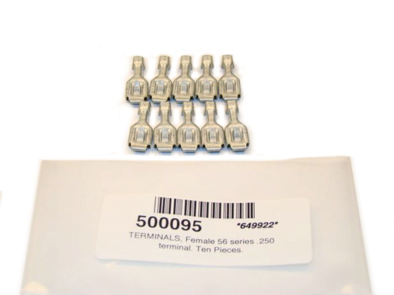 AMERICAN AUTOWIRE Female 56 Series .250 Terminals 10 Pcs. AMERICAN AUTOWIRE