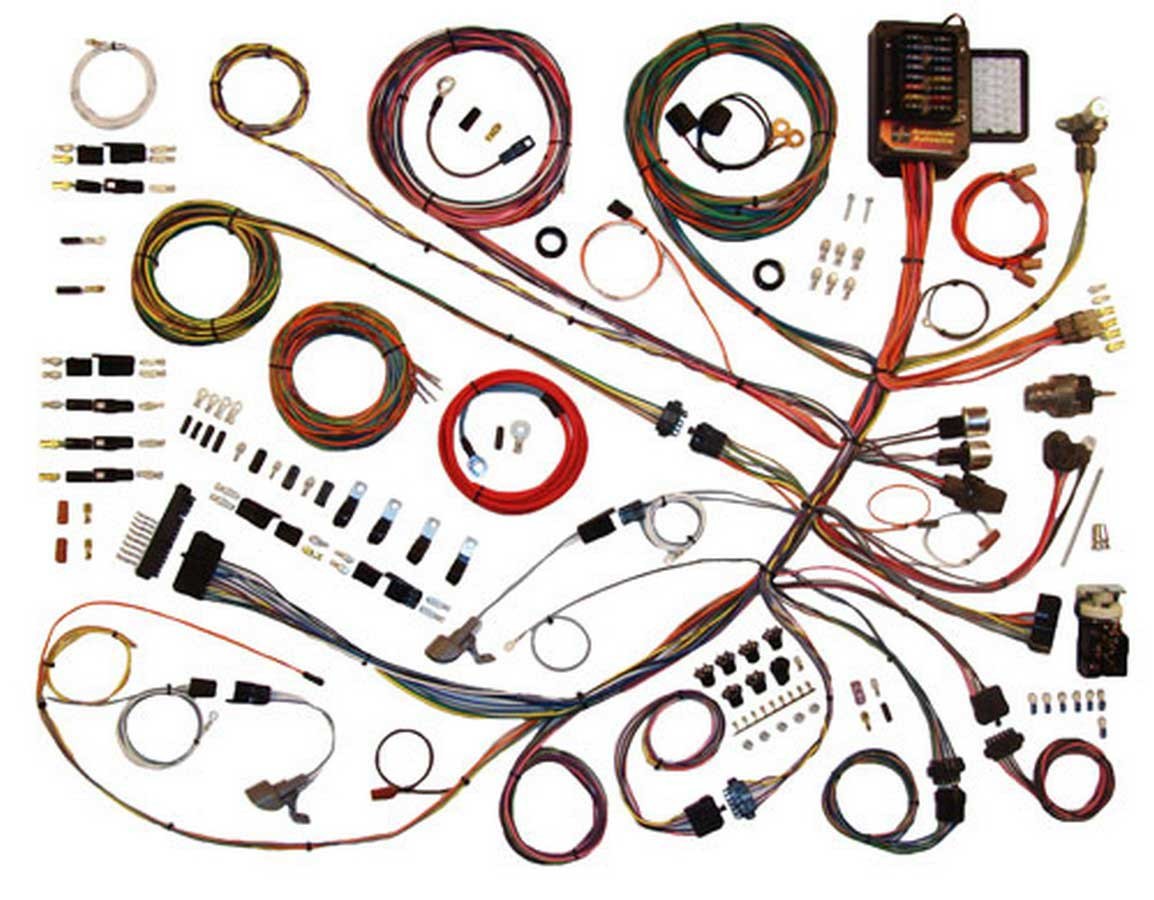 AMERICAN AUTOWIRE 61-66 Ford P/U Wiring Harness AMERICAN AUTOWIRE