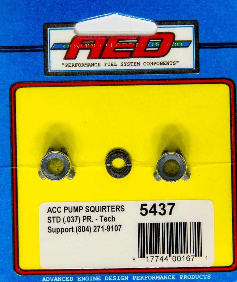 ADVANCED ENGINE DESIGN .037in Accelerator Pump Squirters - Great Lakes Race Supply