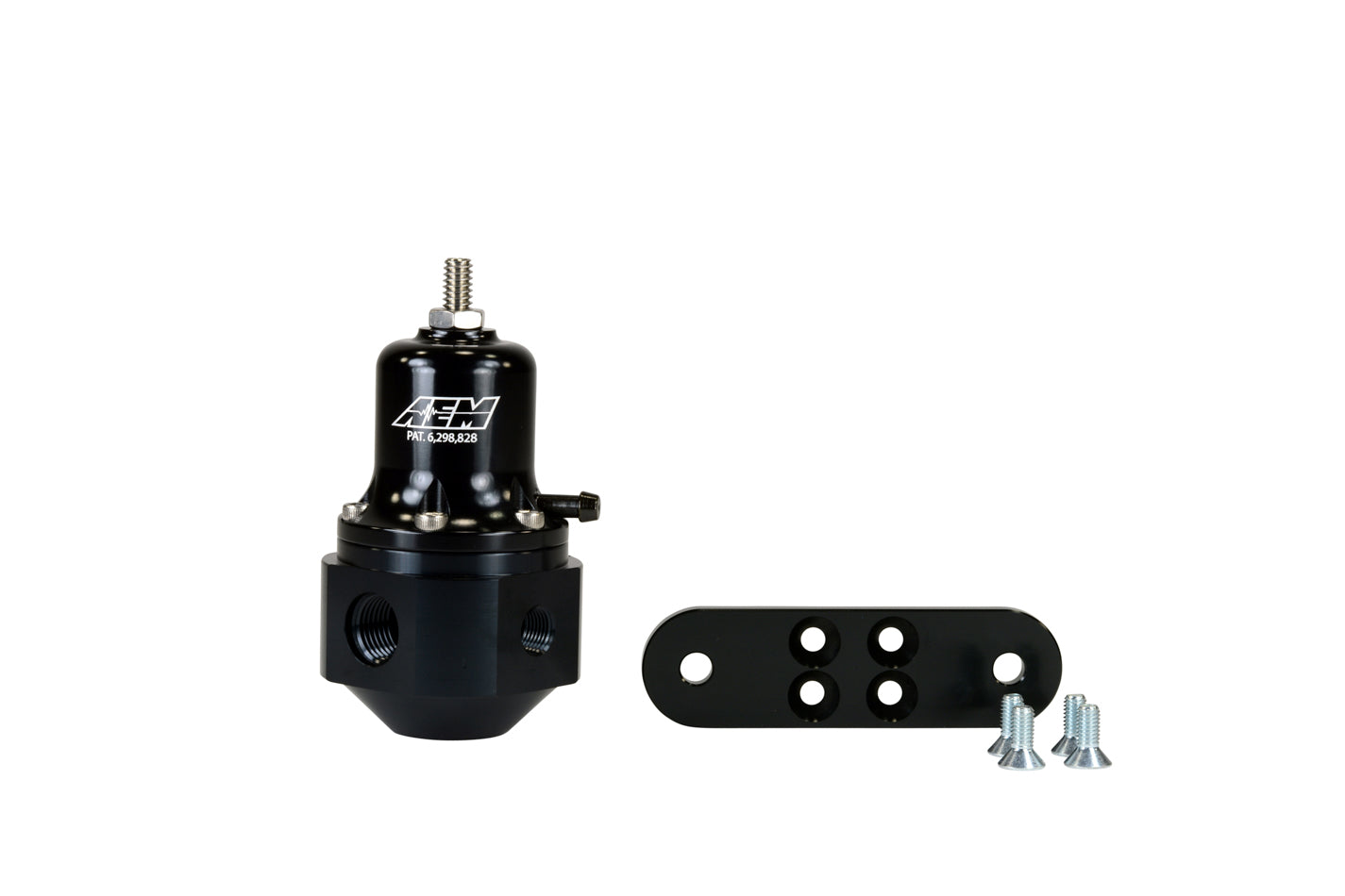 AEM ELECTRONICS Universal Adjstable Fuel Pressure Regulator Black AEM ELECTRONICS