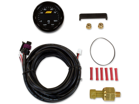 AEM ELECTRONICS X-Series Pressure Gauge 0-100psi AEM ELECTRONICS