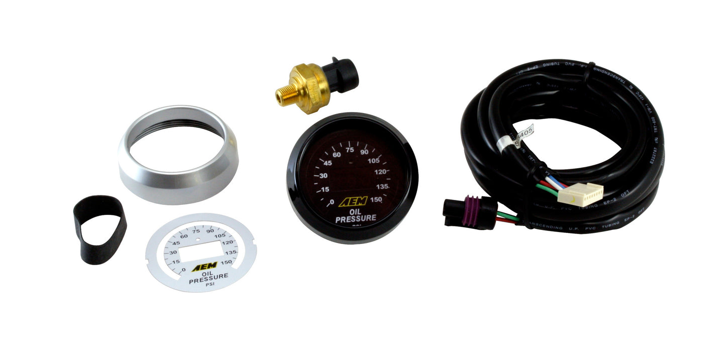 AEM ELECTRONICS Oil Pressure Digital Gauge AEM ELECTRONICS