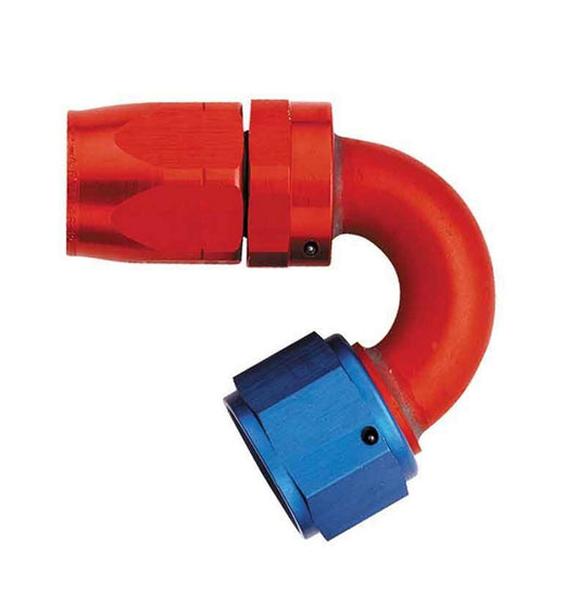 AEROQUIP Swivel #16 150 Deg Elbow Hose End - Bulk - Great Lakes Race Supply