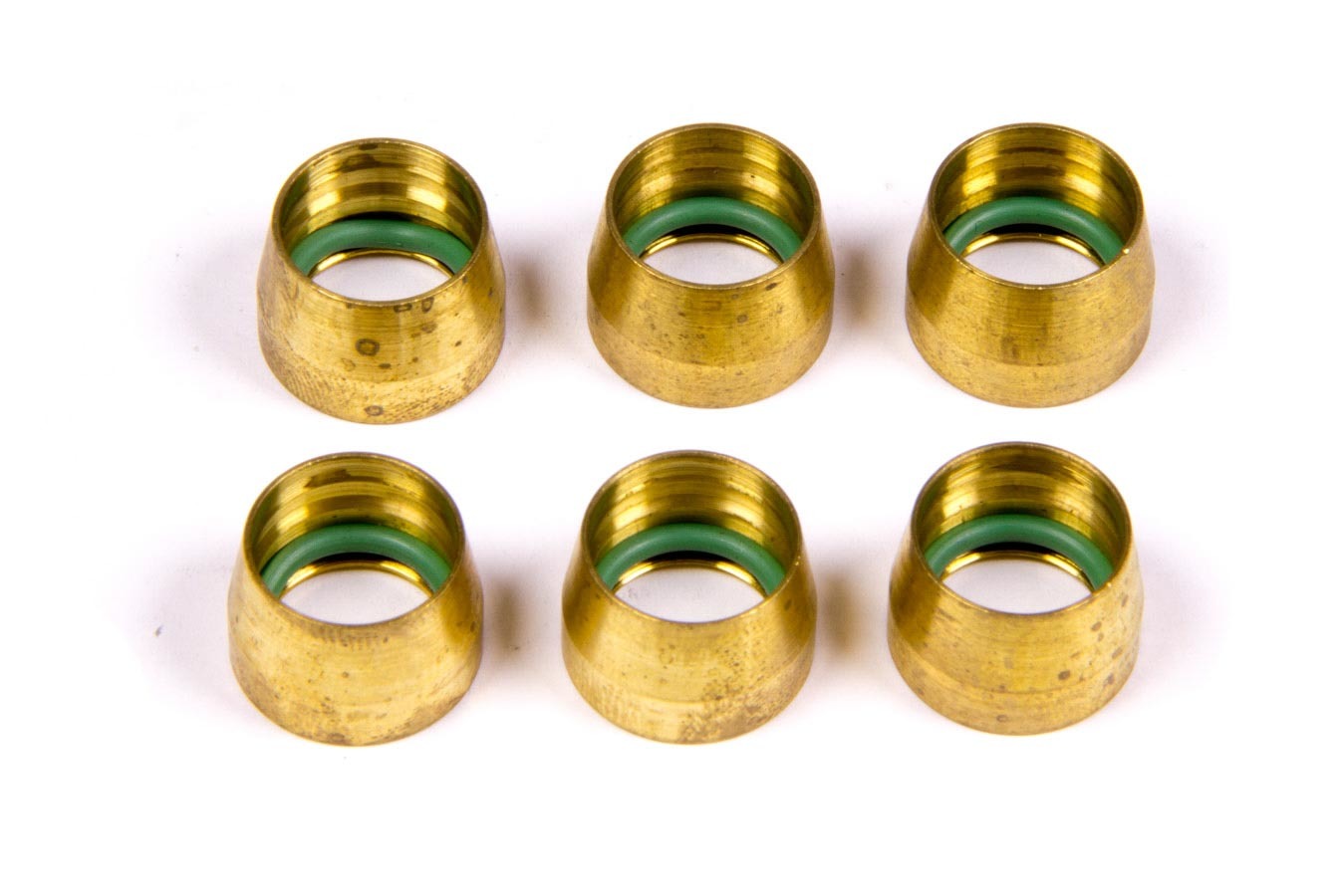 AEROQUIP -8 Replacement A/C Brass Sleeves (6pk) AEROQUIP