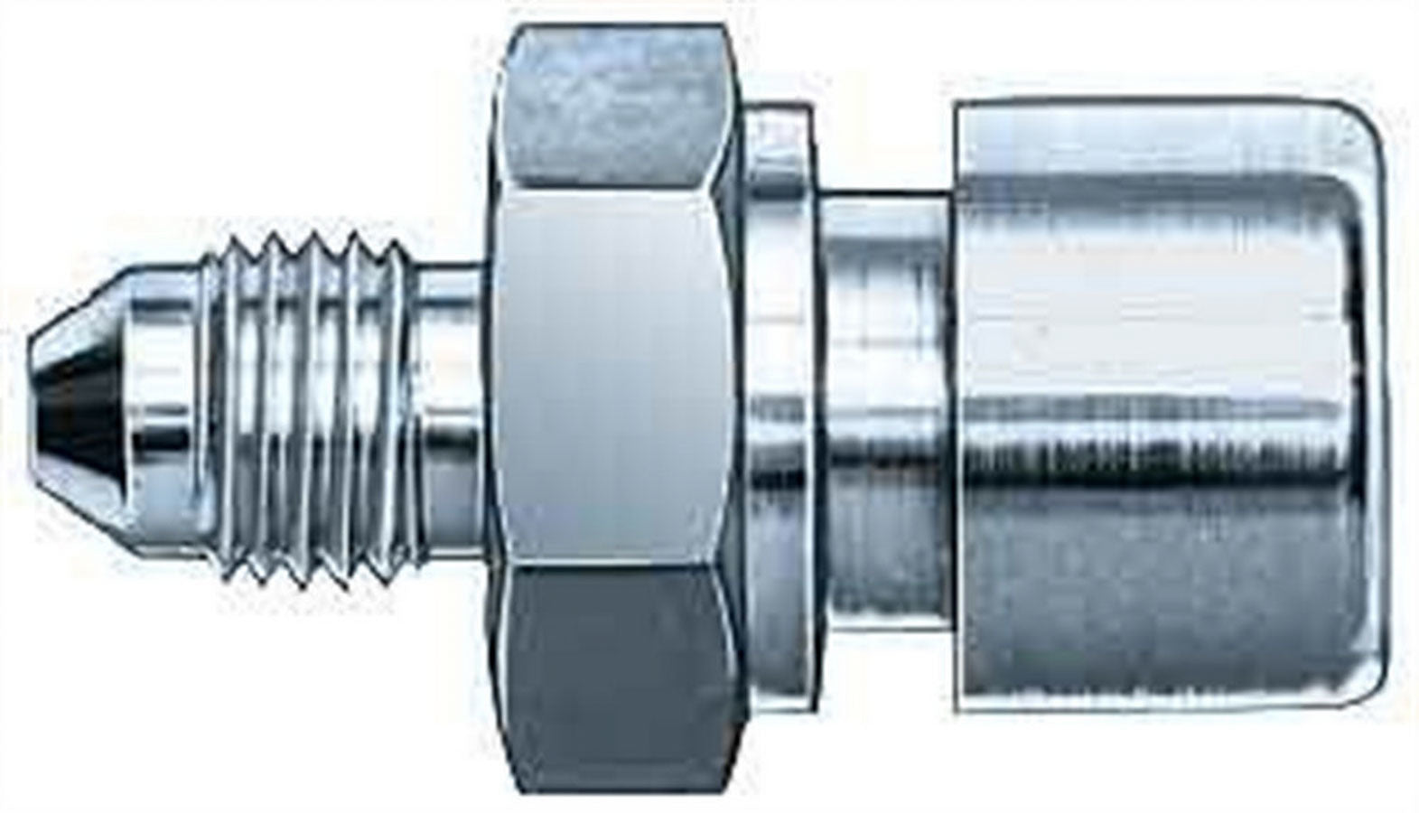 AEROQUIP #3 To 3/8-24 Inverted Female Steel Adapter AEROQUIP