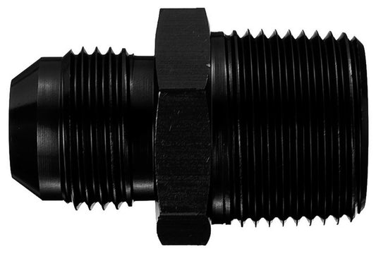 AEROQUIP #6 to 1/2in Pipe Alum Adapter Black AEROQUIP