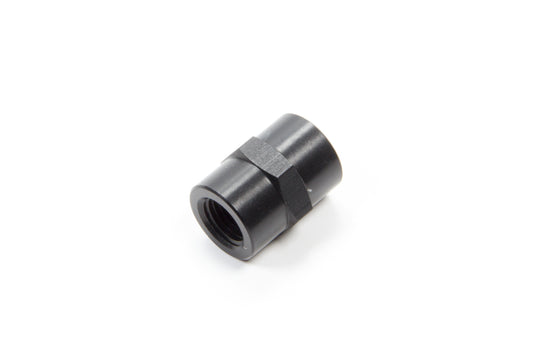 AEROQUIP 1/4in Alum Pipe Coupler Black AEROQUIP