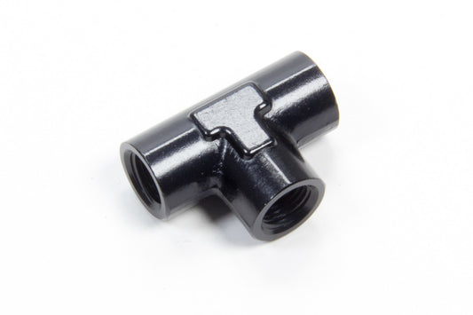 AEROQUIP Alum Female Pipe Tee 1/8in Black AEROQUIP