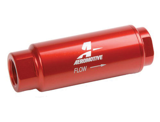 AEROMOTIVE Fuel Filter w/40-Micron Fabric Element AEROMOTIVE