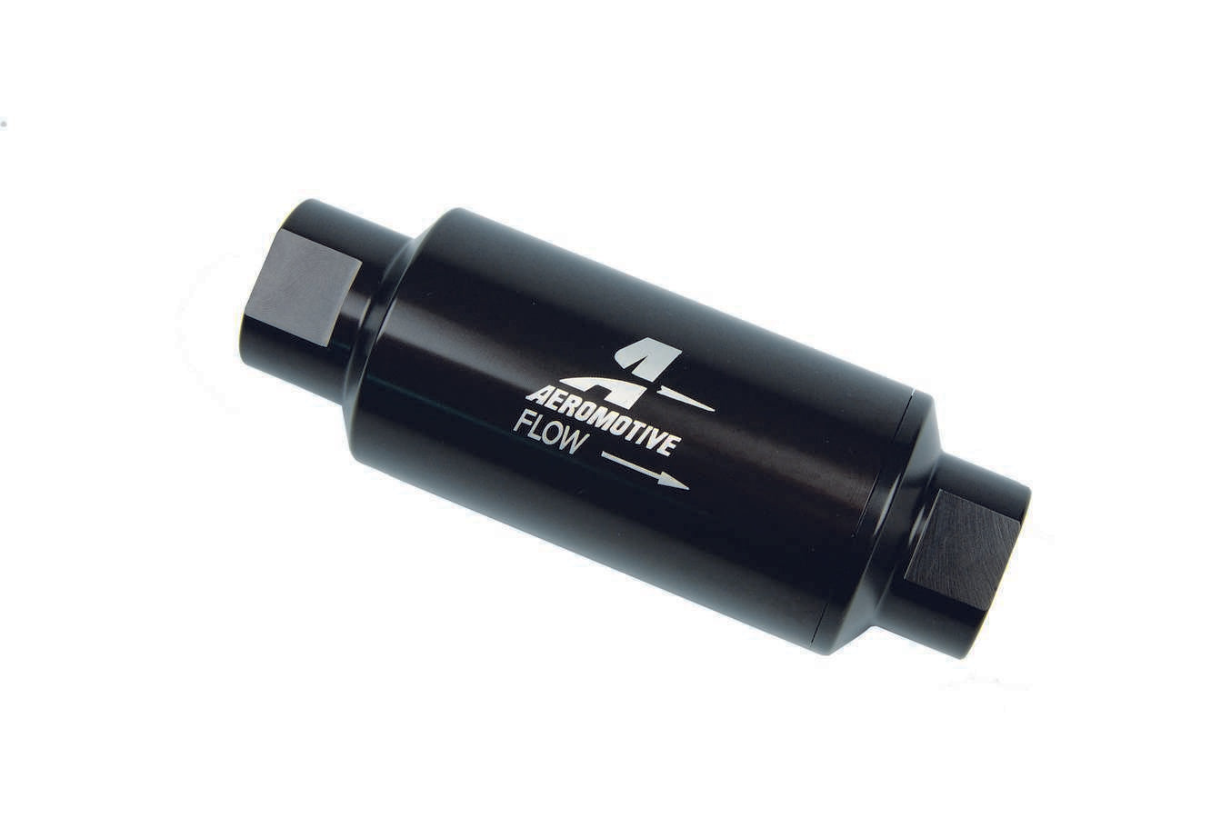 AEROMOTIVE Inline Fuel Filter - 10 Micron- Black AEROMOTIVE