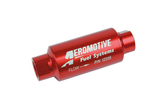 AEROMOTIVE Fuel Filter - 40 Micron - S/S Element w/10an AEROMOTIVE