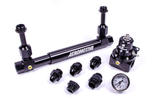 AEROMOTIVE Adjustable Fuel Log w/ 13212 2-Port Regulator AEROMOTIVE