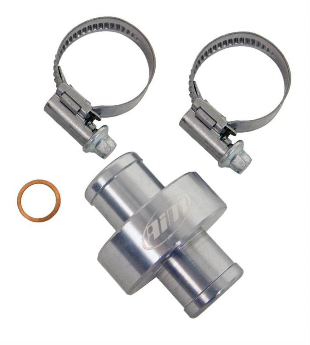 AIM SPORTS Water Temp Fitting Inline 5/8in / 3/4in M10 AIM SPORTS