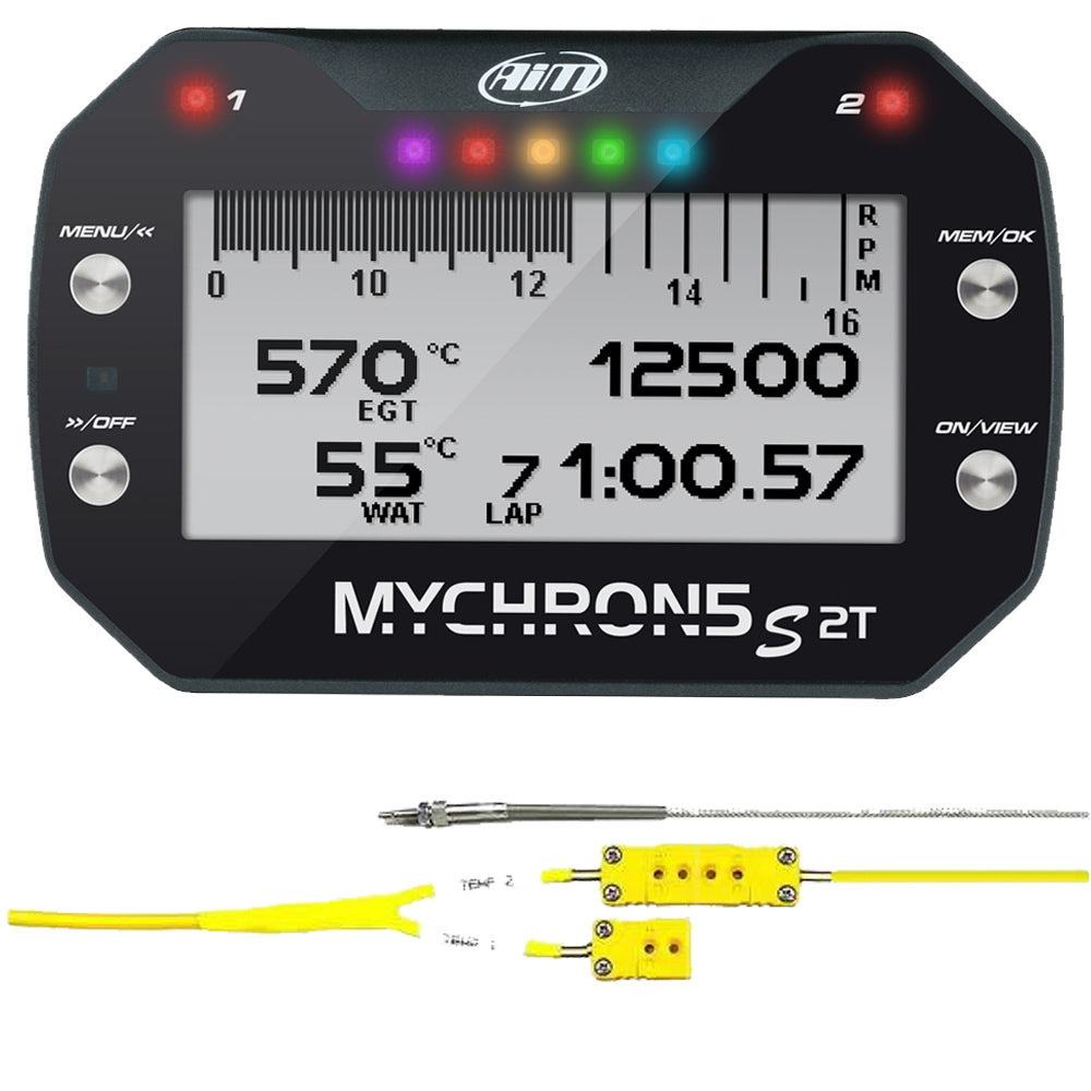 AIM SPORTS MyChron 5S 2T w/ EGT & Water Temp AIM SPORTS