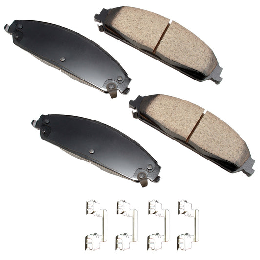 AKEBONO BRAKE CORPORATION Brake Pads Front Dodge Dodge Avenger 05-14 300 AKEBONO BRAKE CORPORATION