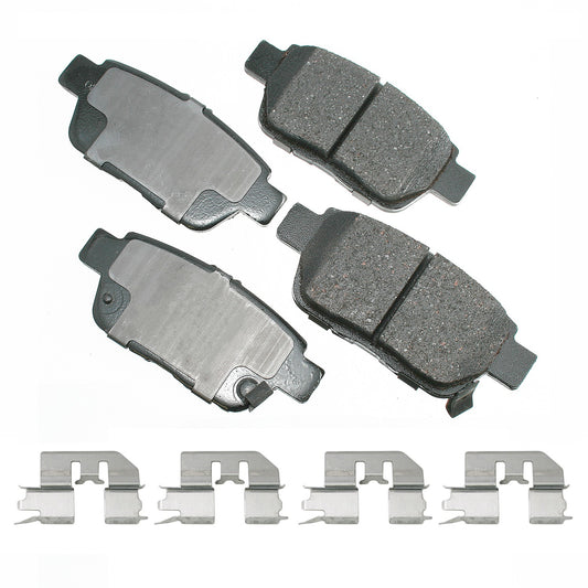 AKEBONO BRAKE CORPORATION Brake Pads Rear Acura TL 09-14 Honda Ridgeline 06 AKEBONO BRAKE CORPORATION