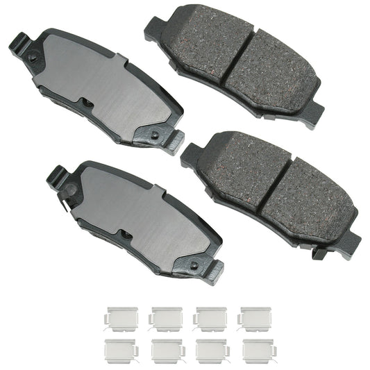 AKEBONO BRAKE CORPORATION Brake Pad Rear Dodge Nitro 07-11 Wrangler AKEBONO BRAKE CORPORATION