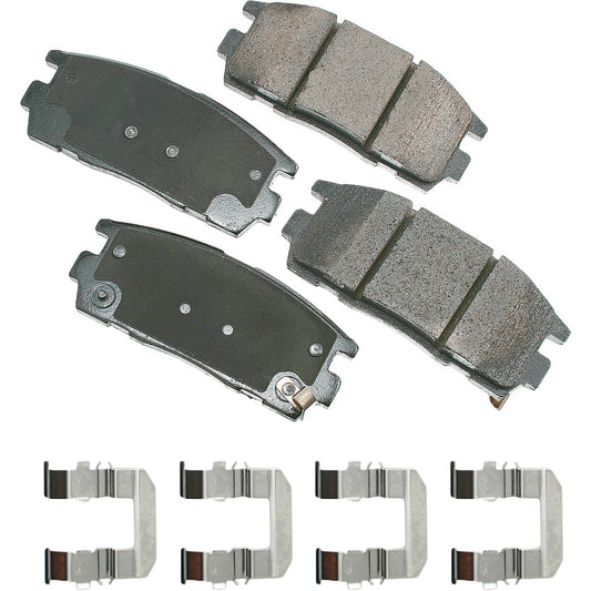 AKEBONO BRAKE CORPORATION Brake Pad Rear Chevrolet Captive 12-15 Equinox 07 AKEBONO BRAKE CORPORATION