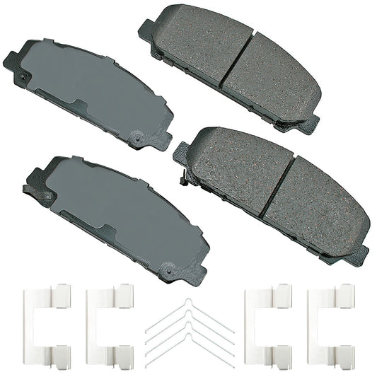 AKEBONO BRAKE CORPORATION Brake Pad Front Infiniti QX56 06-13 QX8 06-13 AKEBONO BRAKE CORPORATION