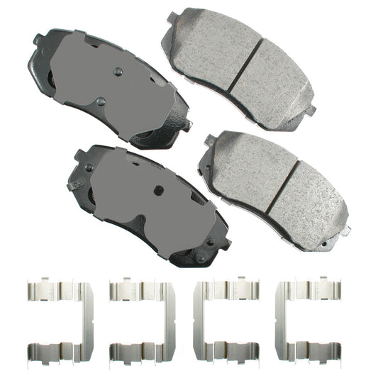 AKEBONO BRAKE CORPORATION Brake Pad Front Hyundai Sonata Tuco 10-15 Kia AKEBONO BRAKE CORPORATION