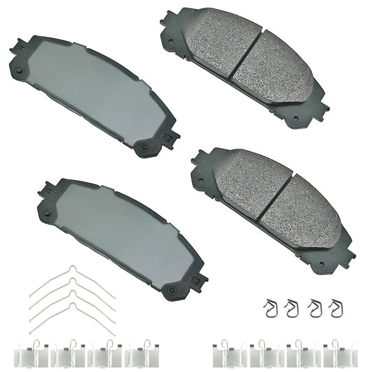 AKEBONO BRAKE CORPORATION Brake Pad Front Lexus NX200T 15-17 NX300H AKEBONO BRAKE CORPORATION