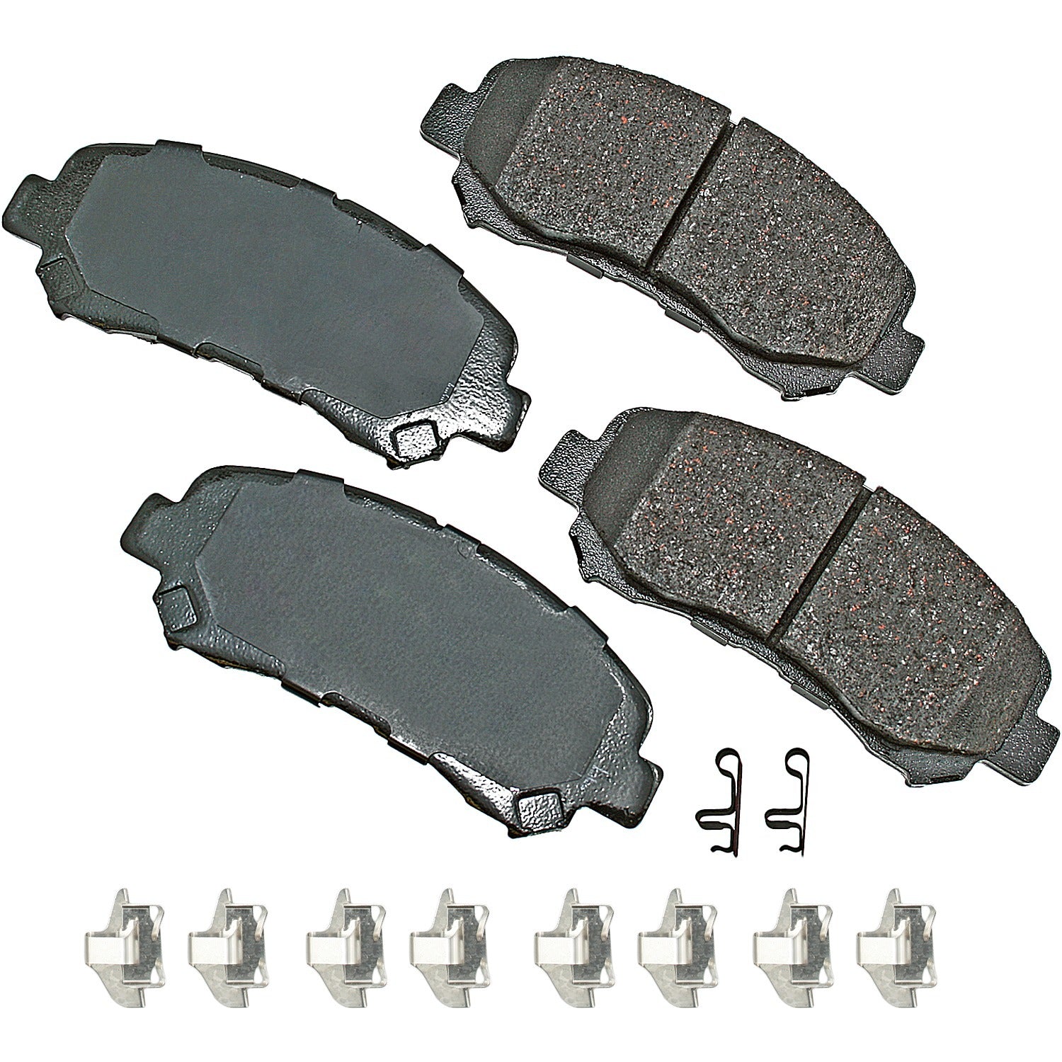 AKEBONO BRAKE CORPORATION Brake Pad Front Nissan Rogue 08-18 Select 14-15 AKEBONO BRAKE CORPORATION