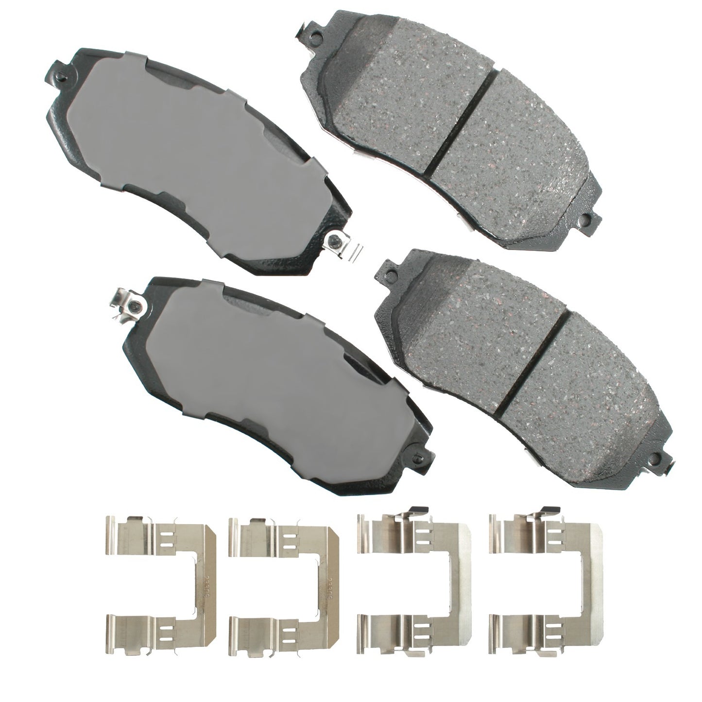 AKEBONO BRAKE CORPORATION ProACT Ultra-Premium Bra ke Pads - Front AKEBONO BRAKE CORPORATION