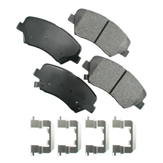 AKEBONO BRAKE CORPORATION Brake Pad Front Hyundai Azera 12-16 Santa Fe AKEBONO BRAKE CORPORATION