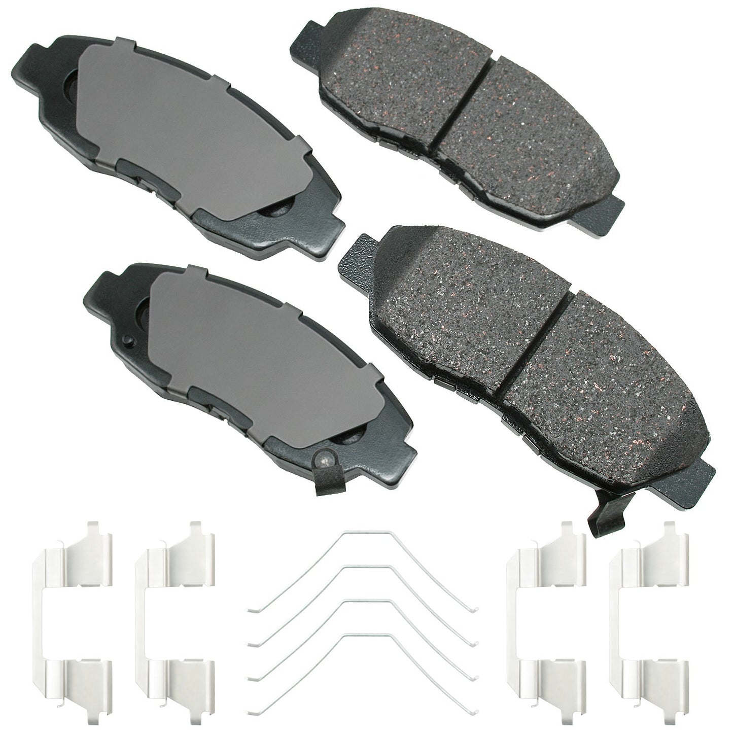 AKEBONO BRAKE CORPORATION ProACT Ultra-Premium Bra ke Pads - Front AKEBONO BRAKE CORPORATION