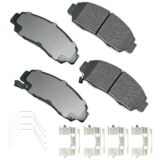 AKEBONO BRAKE CORPORATION ProACT Ultra-Premium Bra ke Pads - Front AKEBONO BRAKE CORPORATION