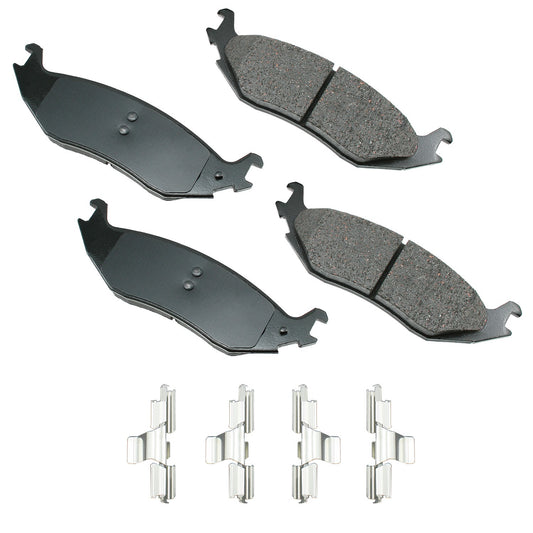 AKEBONO BRAKE CORPORATION Brake Pads Rear Chrysler 07-09 Dodge Durango 03 AKEBONO BRAKE CORPORATION