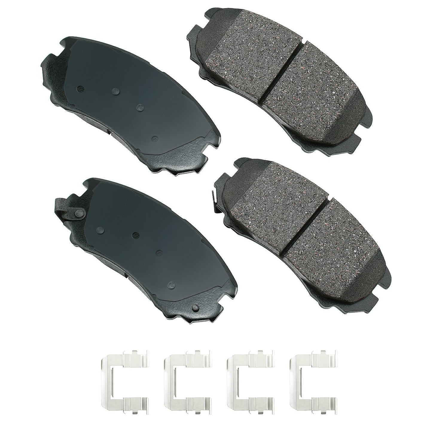 AKEBONO BRAKE CORPORATION ProACT Ultra-Premium Bra ke Pads - Front AKEBONO BRAKE CORPORATION