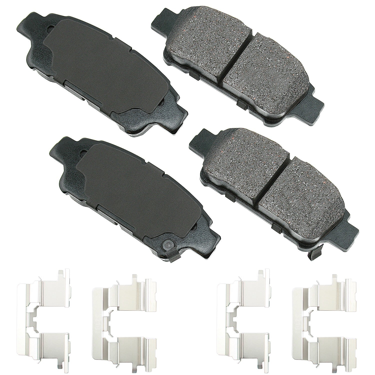 AKEBONO BRAKE CORPORATION ProACT Ultra-Premium Bra ke Pads - Rear AKEBONO BRAKE CORPORATION