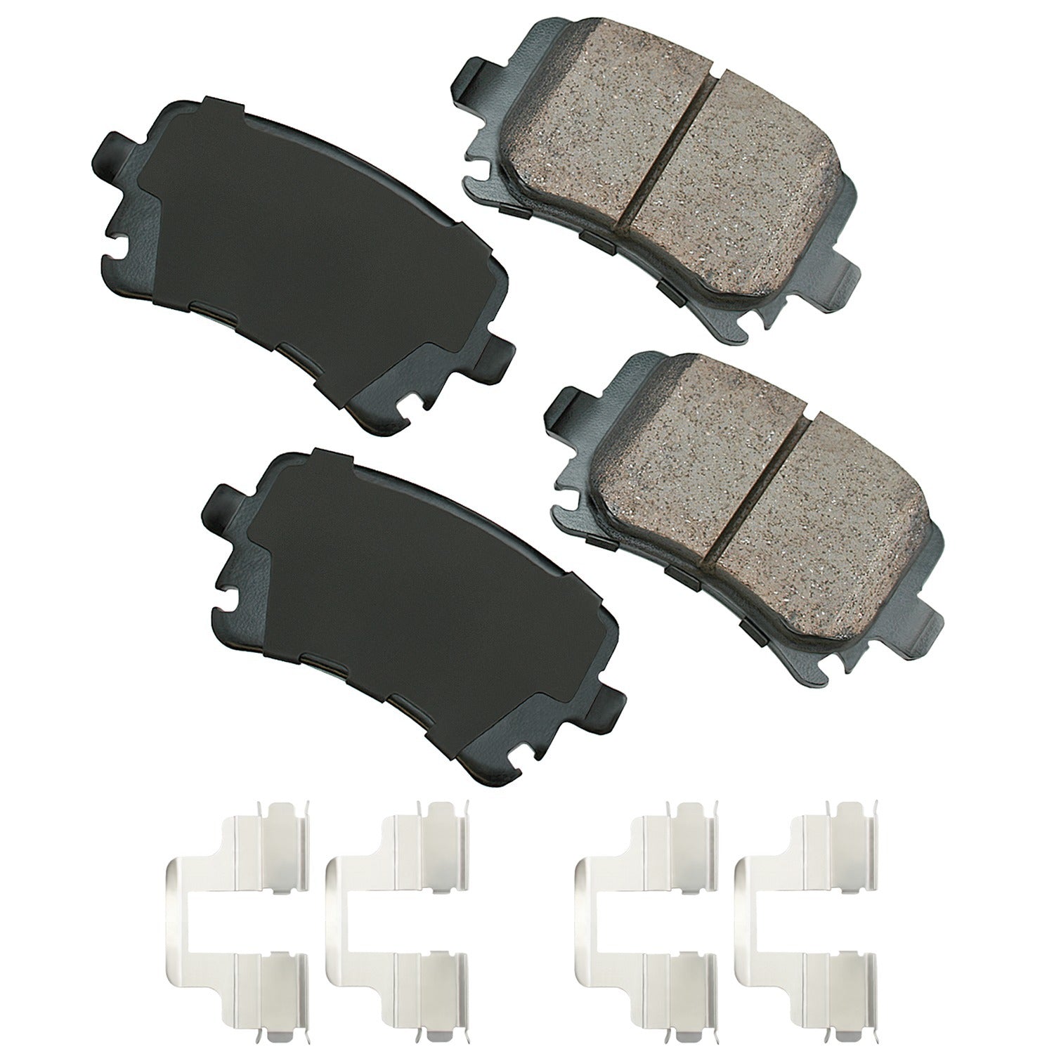 AKEBONO BRAKE CORPORATION Brake Pads Rear Audi A3 06-10 Quattro 06-09 AKEBONO BRAKE CORPORATION