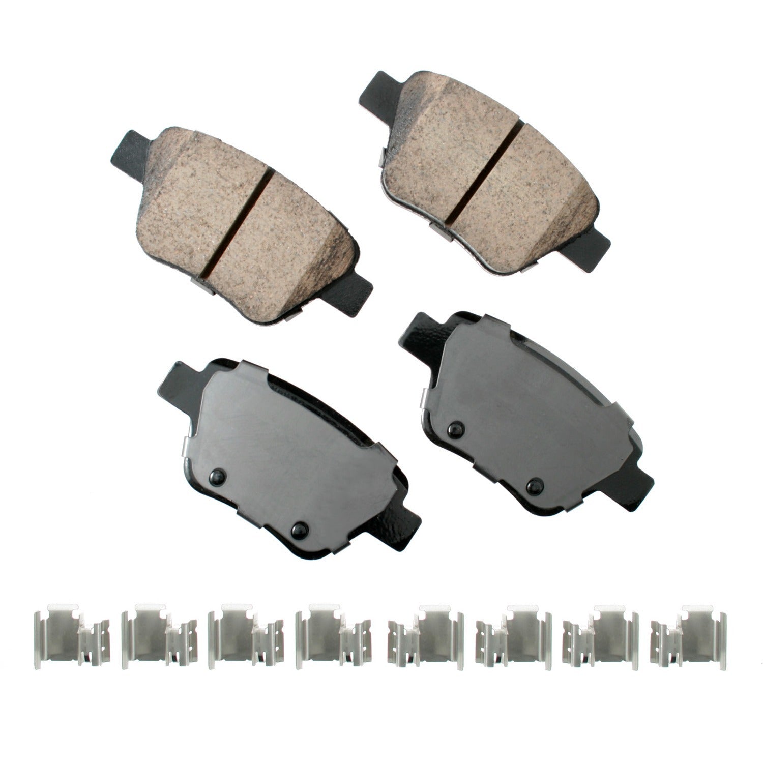 AKEBONO BRAKE CORPORATION Brake Pads Rear Audi A3 11-13 Quattro 10-13 AKEBONO BRAKE CORPORATION