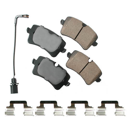 AKEBONO BRAKE CORPORATION Euro Ultra-Premium Brake Pads - Rear AKEBONO BRAKE CORPORATION