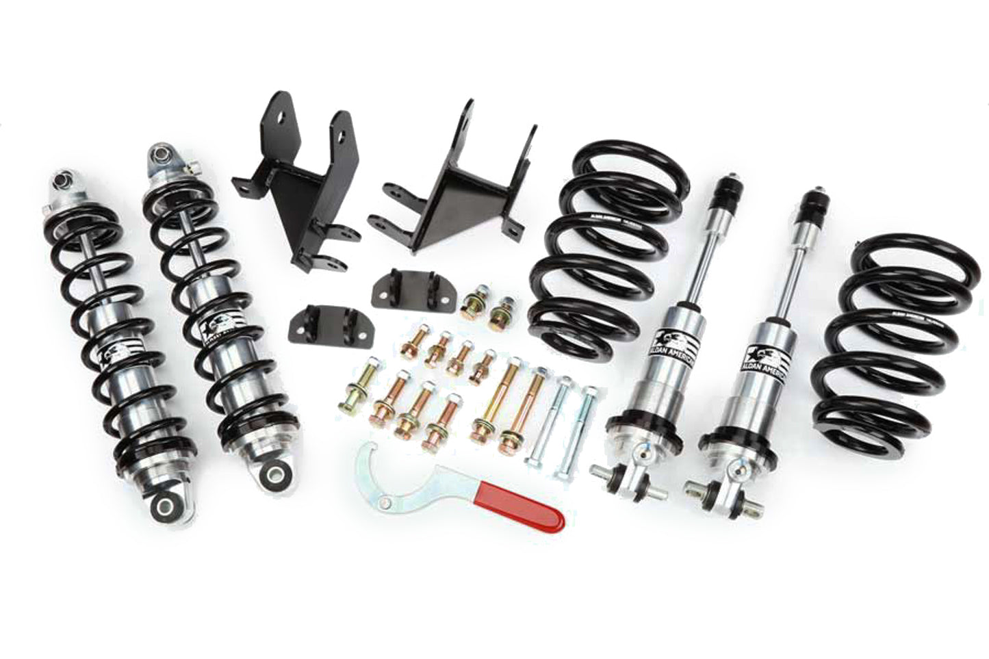 ALDAN AMERICAN Coil Over Shock Kit - Frt/RR GM A-Body 68-72 ALDAN AMERICAN