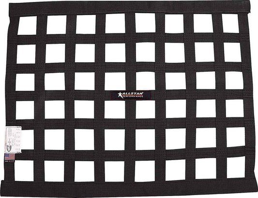 ALLSTAR PERFORMANCE Window Net Border Style 18 x 24 SFI Black ALLSTAR PERFORMANCE