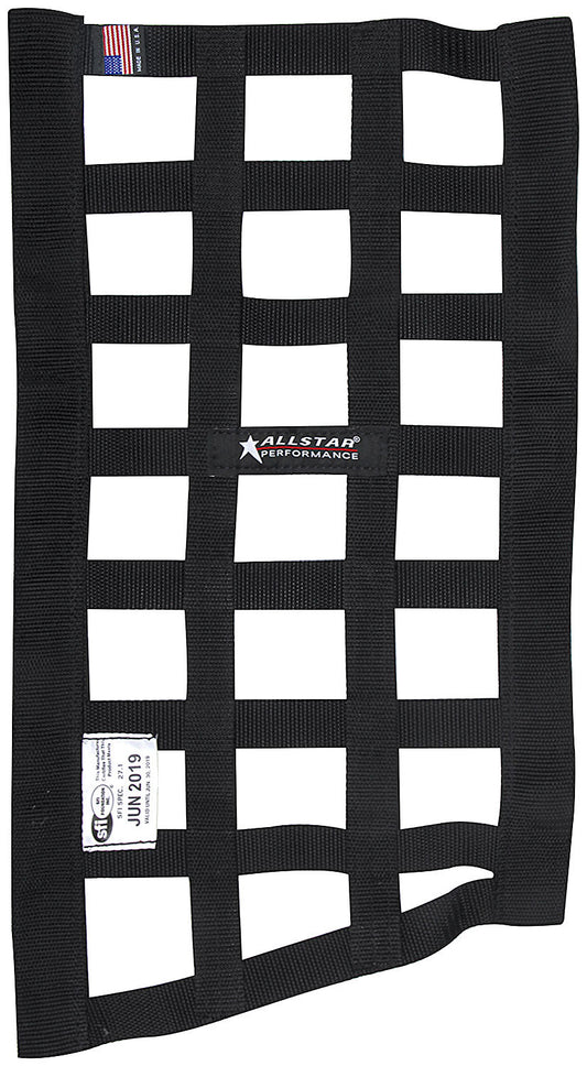 ALLSTAR PERFORMANCE Window Net Border Style Funny Car Black SFI ALLSTAR PERFORMANCE