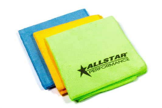 ALLSTAR PERFORMANCE Microfiber Towels 3pk 12in x 12in ALLSTAR PERFORMANCE