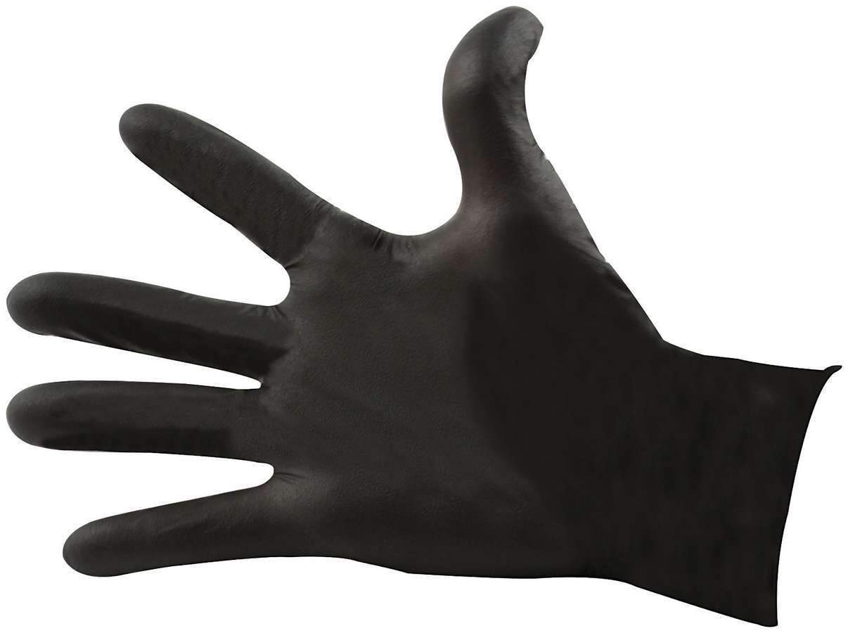 ALLSTAR PERFORMANCE Nitrile Gloves Black Large ALLSTAR PERFORMANCE