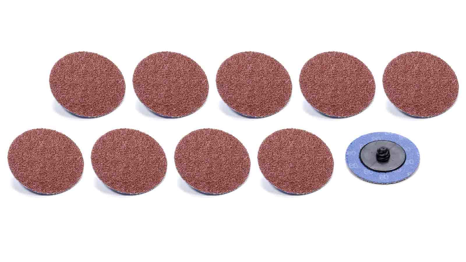 ALLSTAR PERFORMANCE Twist Lock Sanding Disc 2in 80 Grit 10pk ALLSTAR PERFORMANCE