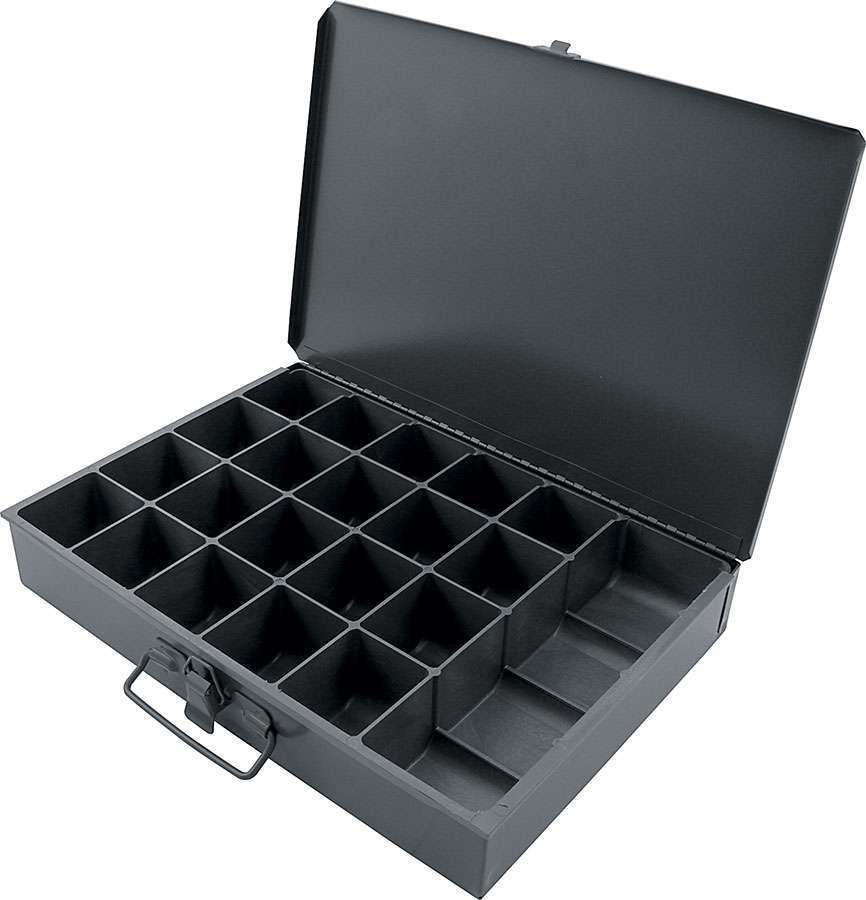 ALLSTAR PERFORMANCE Metal Storage Case 21 Comp 9.5x13.5x2 ALLSTAR PERFORMANCE