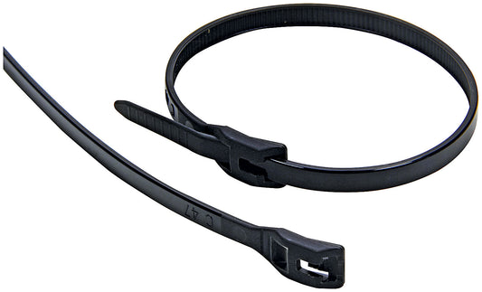 ALLSTAR PERFORMANCE Wire Ties Black 8.00 Flush Fit 100pk ALLSTAR PERFORMANCE