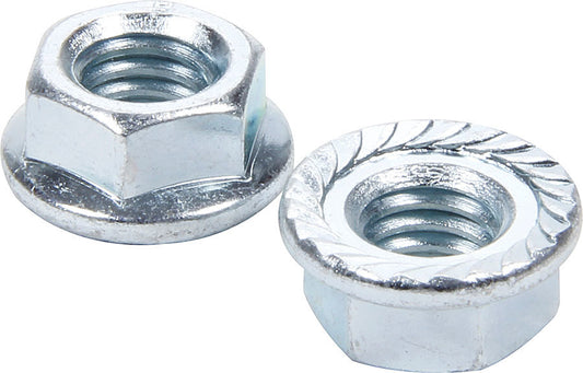 ALLSTAR PERFORMANCE Serrated Flange Nuts 3/8-16 10pk ALLSTAR PERFORMANCE