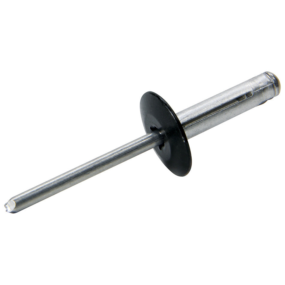 ALLSTAR PERFORMANCE Lg Hd Rivet 250Pk Black Flange Type Alum Mandrel ALLSTAR PERFORMANCE