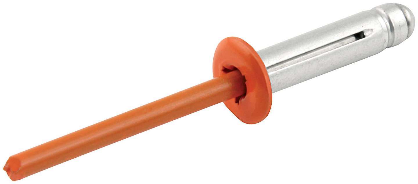 ALLSTAR PERFORMANCE Sm Hd Rivet 250pk Orange Flange Type ALLSTAR PERFORMANCE